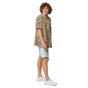 Hex Rattlesnake Desert CAMO Unisex Short-Sleeve Button Shirt - Button-Up
