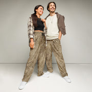 Hex Rattlesnake Desert CAMO Unisex Wide-Leg Joggers - 2XS