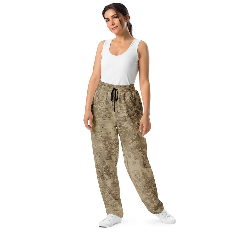 Hex Rattlesnake Desert CAMO Unisex Wide-Leg Joggers