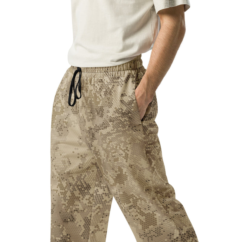 Hex Rattlesnake Desert CAMO Unisex Wide-Leg Joggers