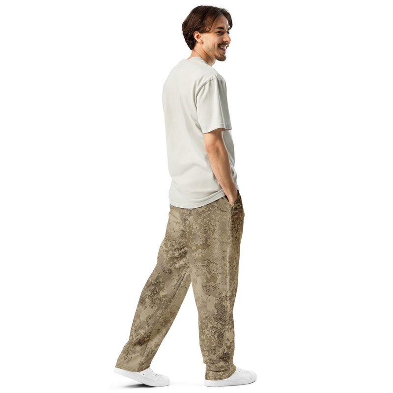 Hex Rattlesnake Desert CAMO Unisex Wide-Leg Joggers