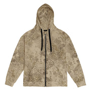 Hex Rattlesnake Desert CAMO Unisex Zip Hoodie - 2XS