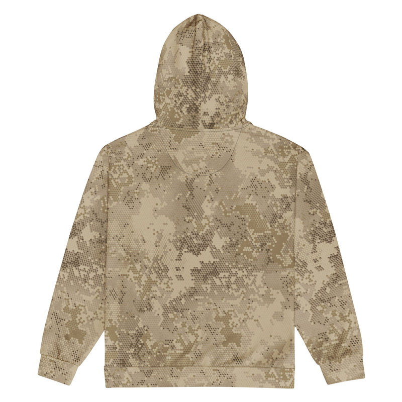 Hex Rattlesnake Desert CAMO Unisex Zip Hoodie