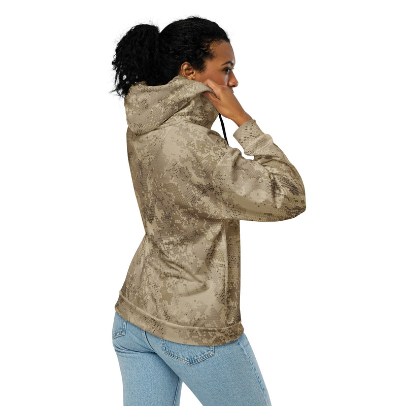 Hex Rattlesnake Desert CAMO Unisex Zip Hoodie