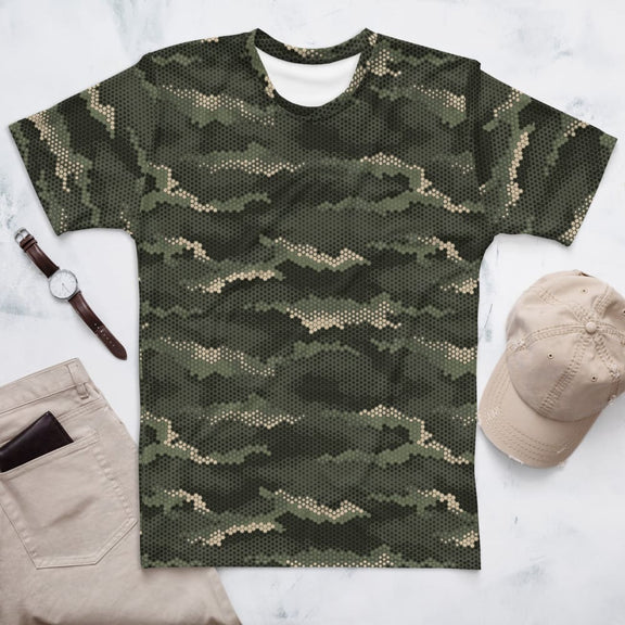 Hexagon CAMO Men’s t-shirt - XS