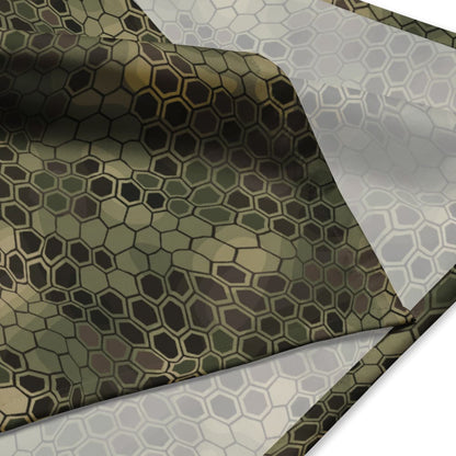 Hexagonal Scales Green CAMO bandana