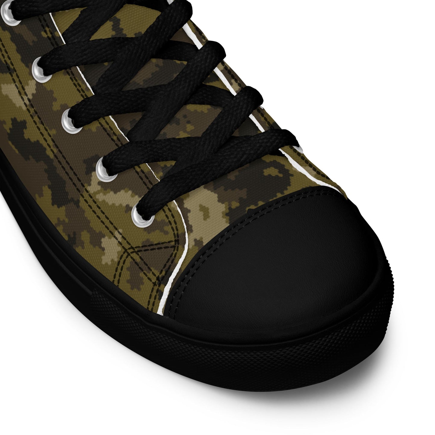 HexTarn Mountain CAMO Mens high top canvas shoes - High Top Canvas Shoes