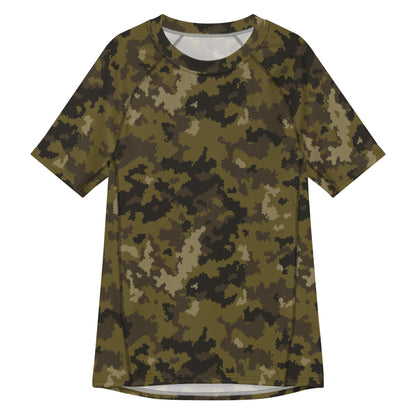 HexTarn Mountain CAMO Mens Short-Sleeve Rash Guard - 2XS - Short-sleeve Guards