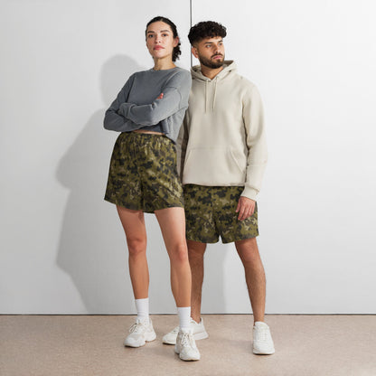 HexTarn Mountain CAMO Unisex Athletic Long Shorts