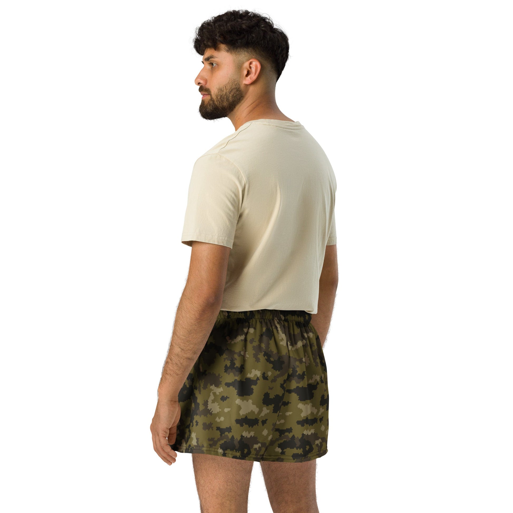 HexTarn Mountain CAMO Unisex Athletic Shorts