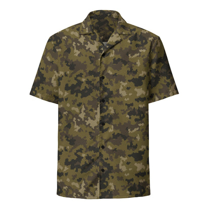 HexTarn Mountain CAMO Unisex Short-Sleeve Button Shirt