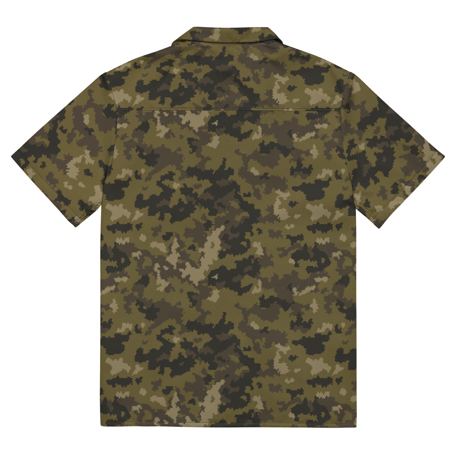 HexTarn Mountain CAMO Unisex Short-Sleeve Button Shirt