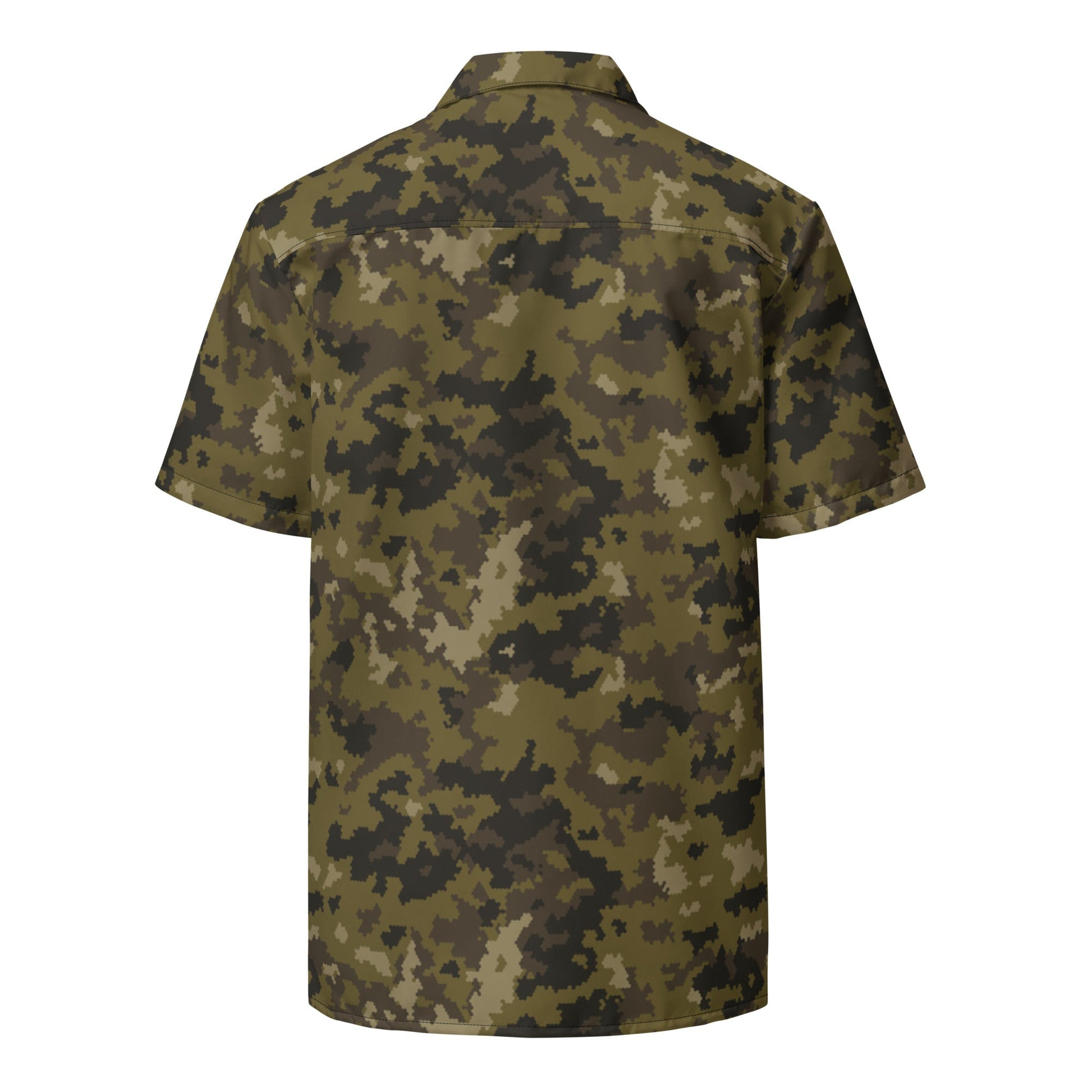 HexTarn Mountain CAMO Unisex Short-Sleeve Button Shirt