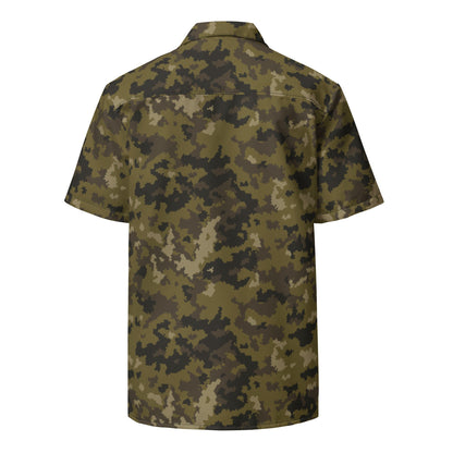 HexTarn Mountain CAMO Unisex Short-Sleeve Button Shirt