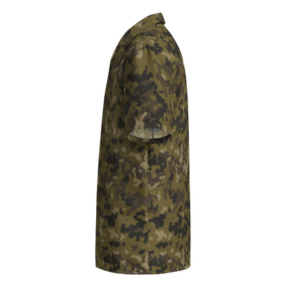 HexTarn Mountain CAMO Unisex Short-Sleeve Button Shirt