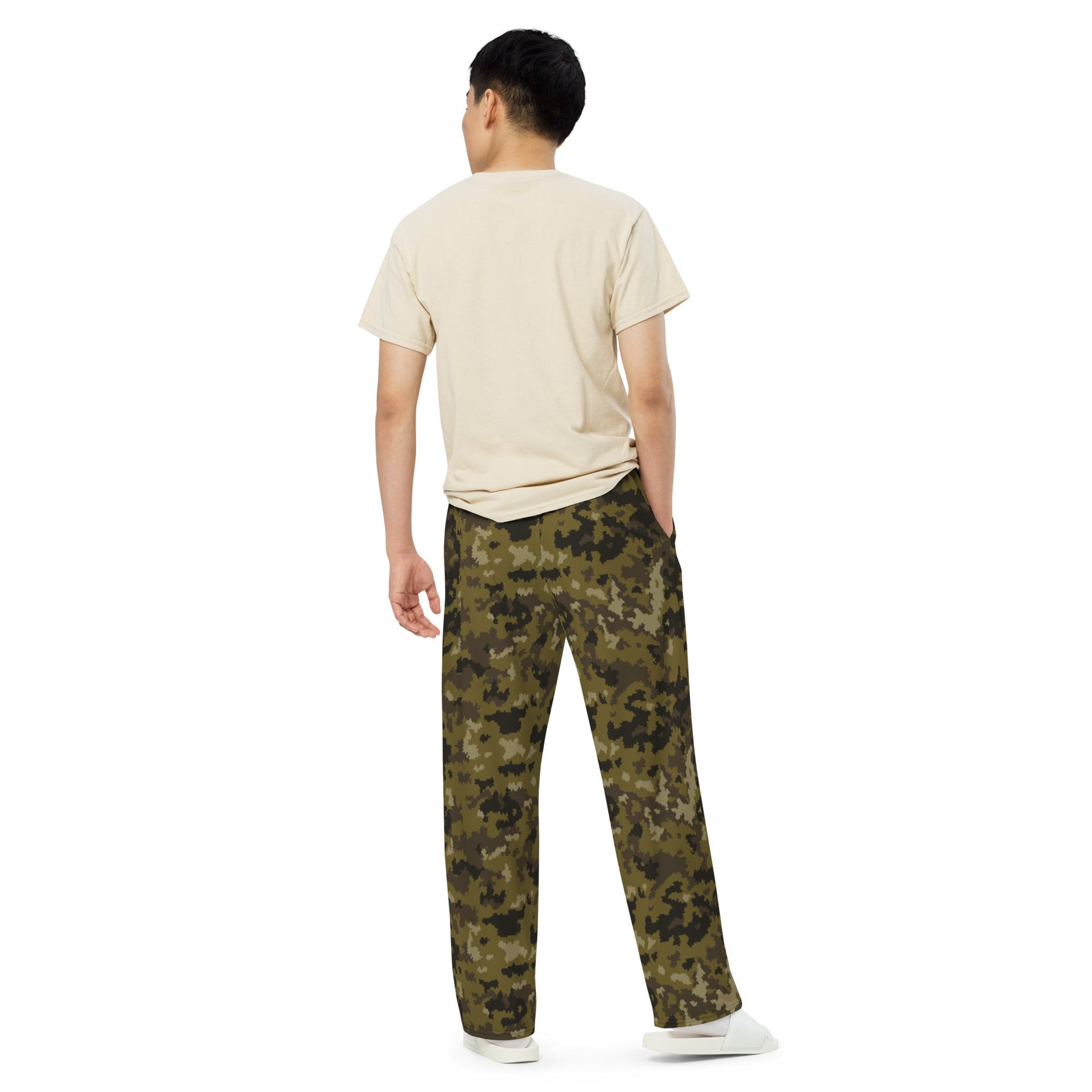 HexTarn Mountain CAMO unisex wide-leg pants - Wide-leg Pants