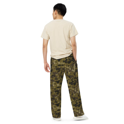 HexTarn Mountain CAMO unisex wide-leg pants - Wide-leg Pants
