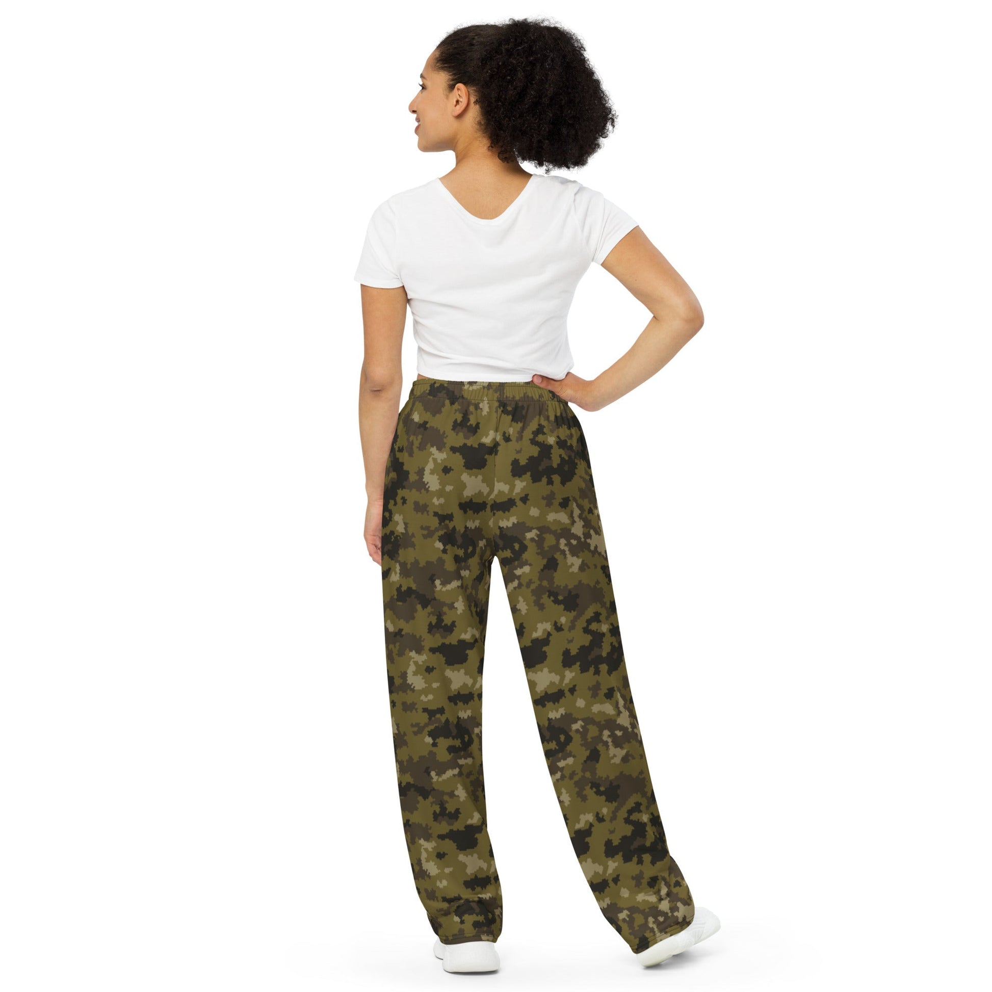 HexTarn Mountain CAMO unisex wide-leg pants - Wide-leg Pants
