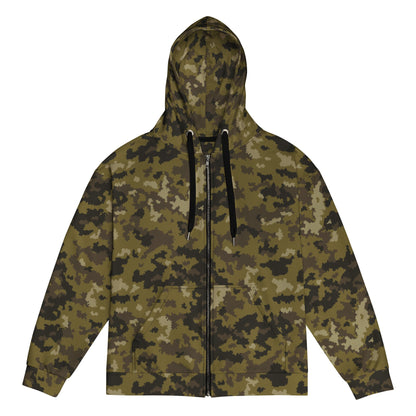 HexTarn Mountain CAMO Unisex zip hoodie - 2XS - Zip Hoodies