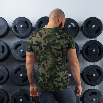 HexTarn Tropical CAMO Mens athletic t-shirt - Athletic T-Shirts