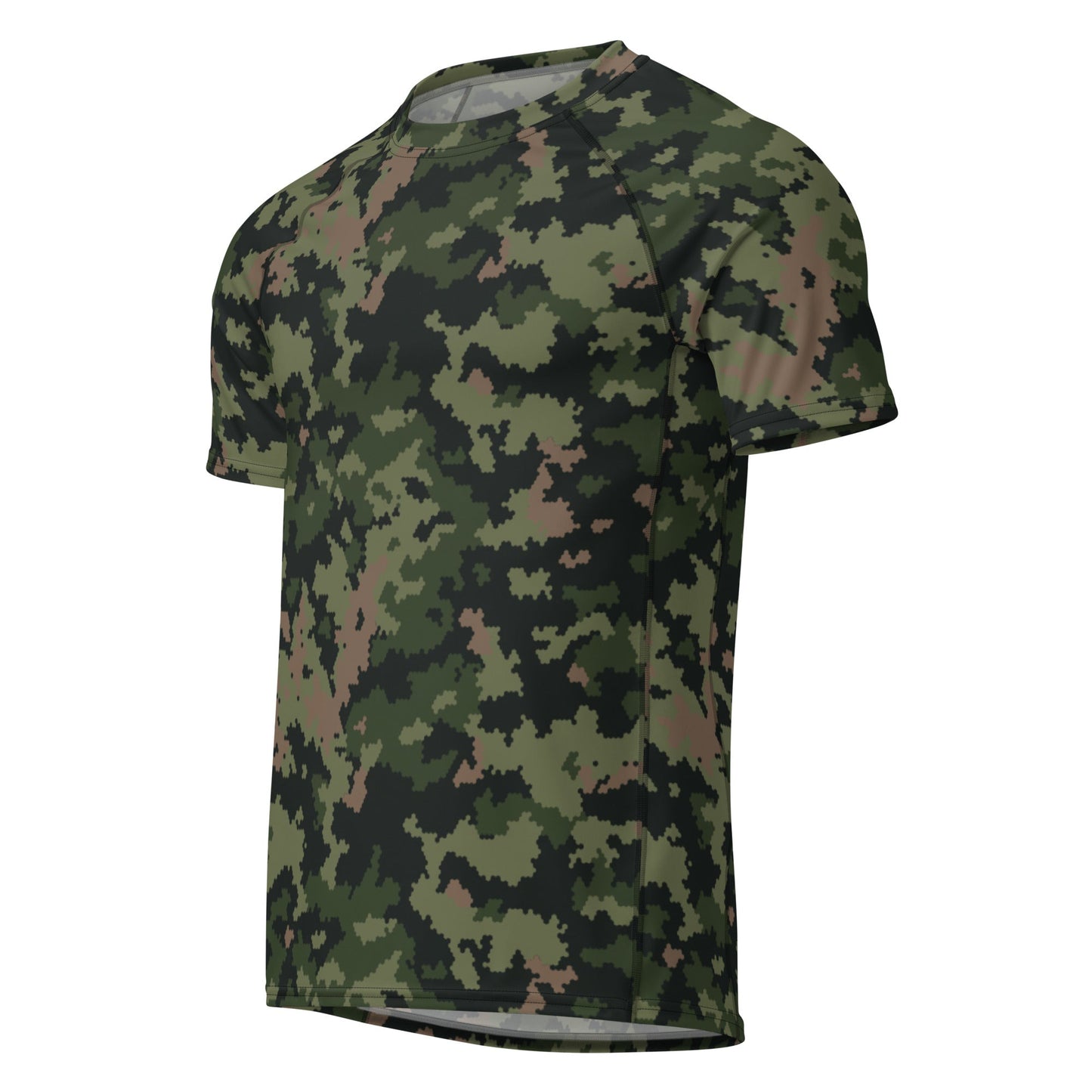 HexTarn Tropical CAMO Mens Short-Sleeve Rash Guard - Short-sleeve Guards