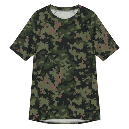 HexTarn Tropical CAMO Mens Short-Sleeve Rash Guard - 2XS - Short-sleeve Guards