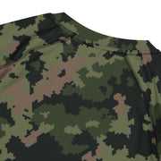 HexTarn Tropical CAMO Mens Short-Sleeve Rash Guard