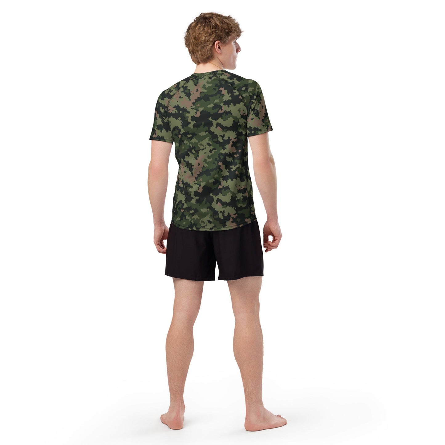 HexTarn Tropical CAMO Mens Short-Sleeve Rash Guard - Short-sleeve Guards