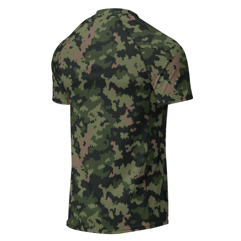 HexTarn Tropical CAMO Mens Short-Sleeve Rash Guard