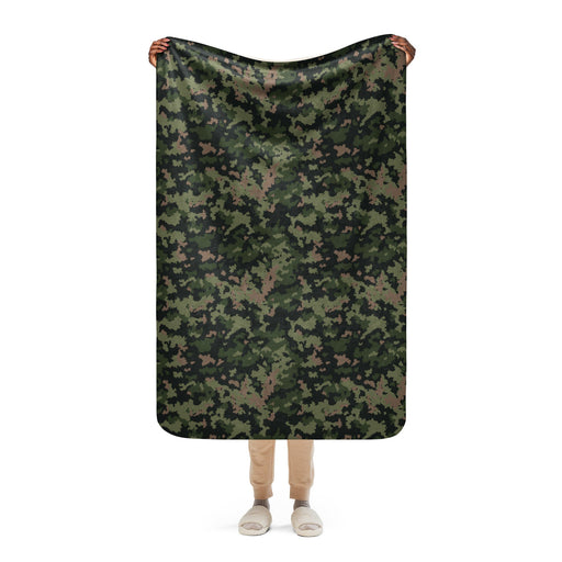 HexTarn Tropical CAMO Sherpa Blanket - 37″×57″