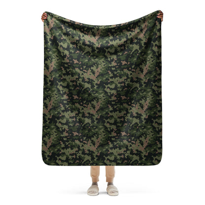 HexTarn Tropical CAMO Sherpa blanket - 50″×60″ - Blankets