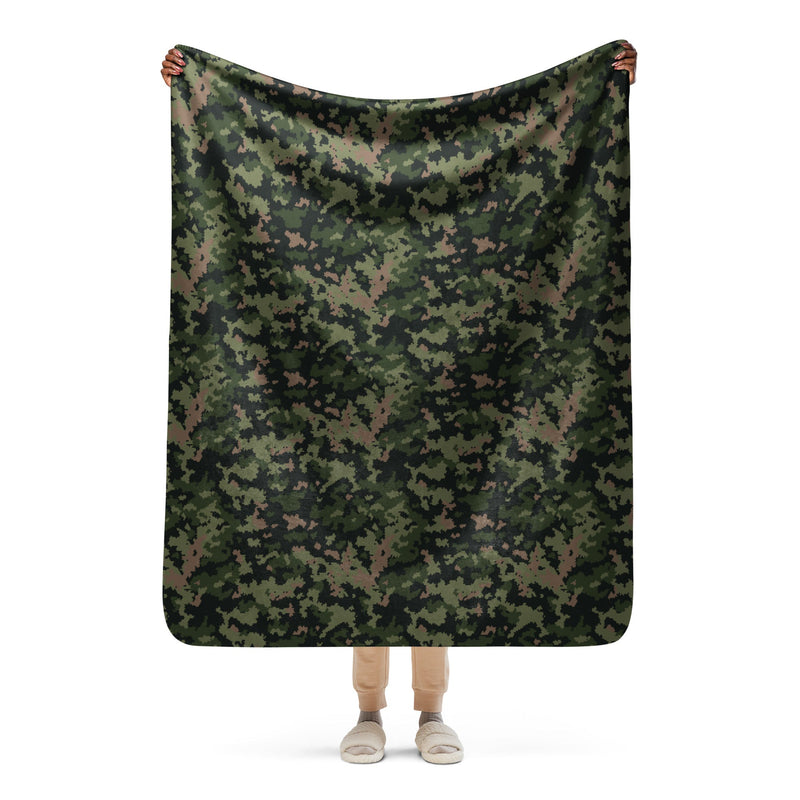 HexTarn Tropical CAMO Sherpa Blanket - 50″×60″
