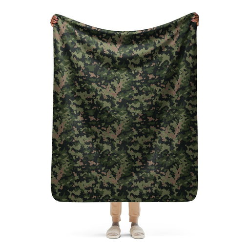 HexTarn Tropical CAMO Sherpa Blanket - 50″×60″