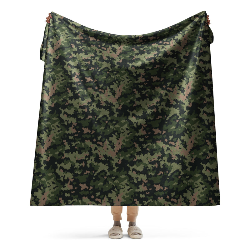 HexTarn Tropical CAMO Sherpa Blanket - 60″×80″
