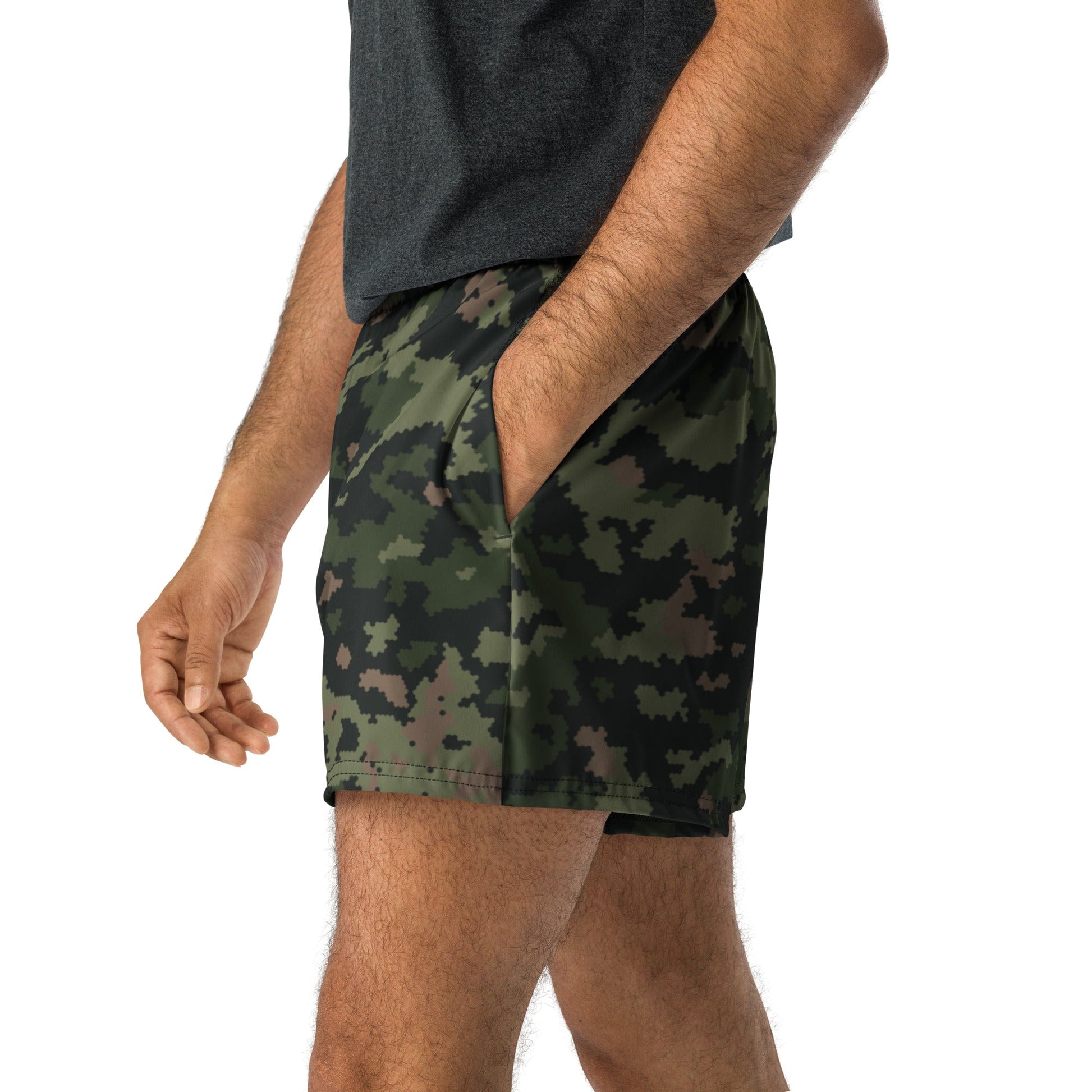 HexTarn Tropical CAMO Unisex Athletic Shorts - XS