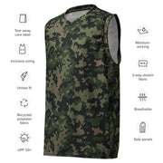 HexTarn Tropical CAMO Unisex Basketball Jersey