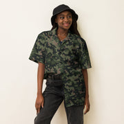 HexTarn Tropical CAMO Unisex Short-Sleeve Button Shirt