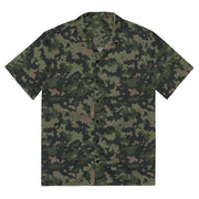 HexTarn Tropical CAMO Unisex Short-Sleeve Button Shirt - 2XS