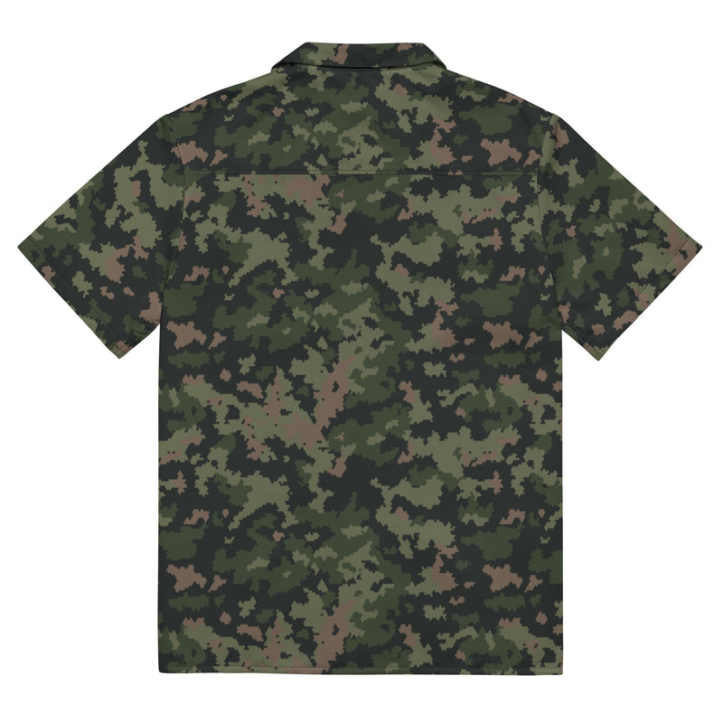 HexTarn Tropical CAMO Unisex Short-Sleeve Button Shirt