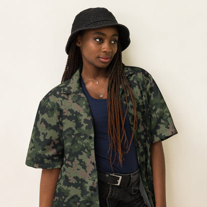 HexTarn Tropical CAMO Unisex button shirt - Button Shirts