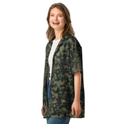 HexTarn Tropical CAMO Unisex Short-Sleeve Button Shirt
