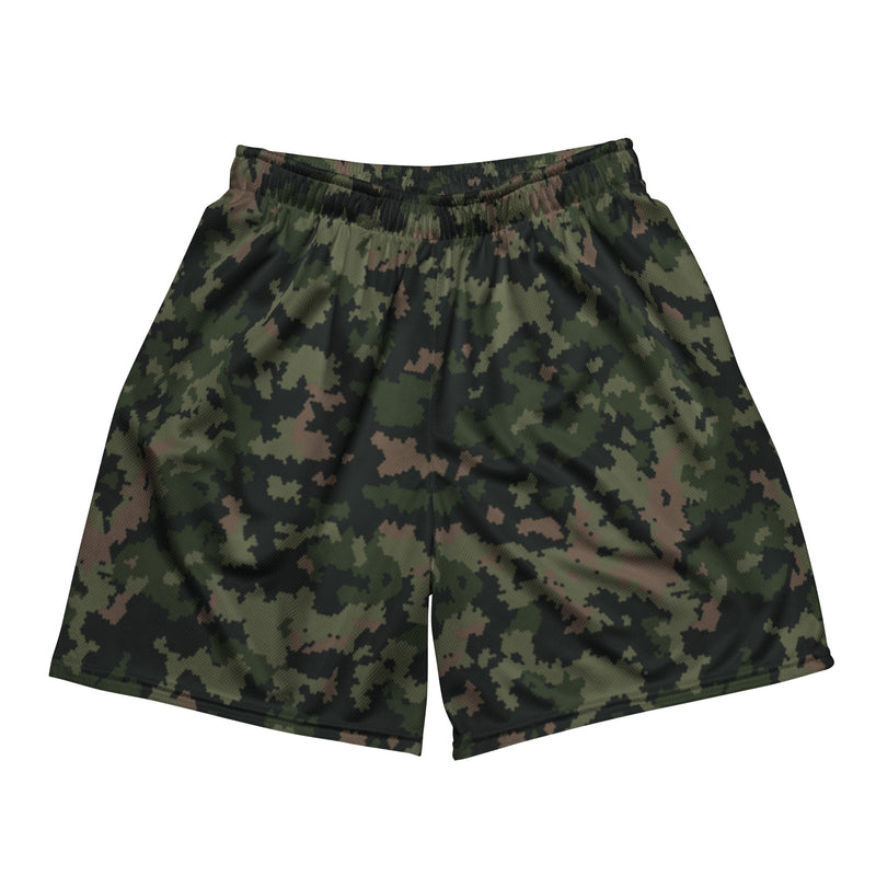 HexTarn Tropical CAMO Unisex Mesh Shorts - 2XS