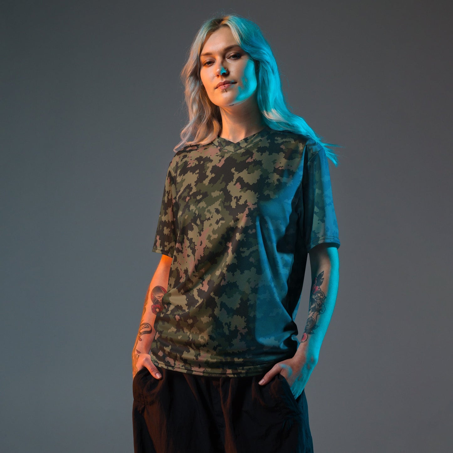 HexTarn Tropical CAMO unisex sports jersey - Sports Jerseys