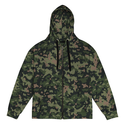 HexTarn Tropical CAMO Unisex zip hoodie - 2XS - Zip Hoodies