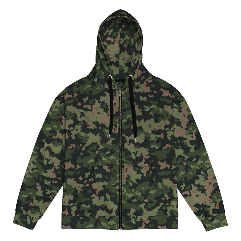 HexTarn Tropical CAMO Unisex Zip Hoodie - 2XS