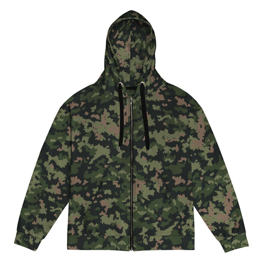 HexTarn Tropical CAMO Unisex Zip Hoodie - 2XS