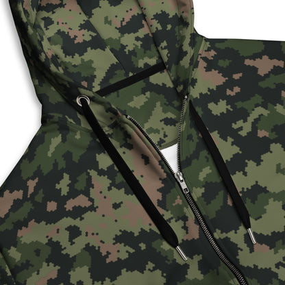 HexTarn Tropical CAMO Unisex zip hoodie - Zip Hoodies