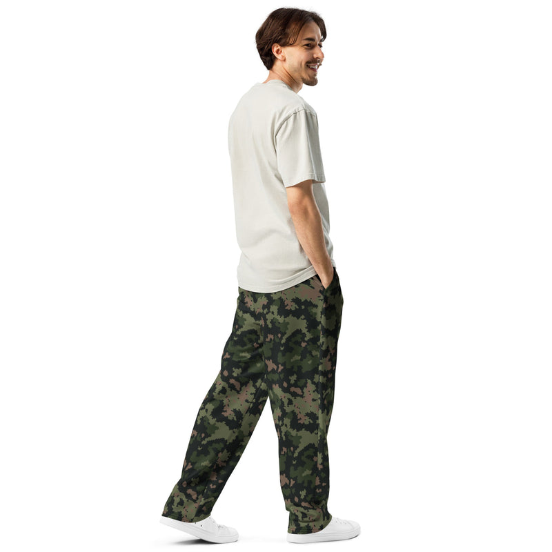 HexTarn Tropical CAMO Unisex Wide-Leg Joggers