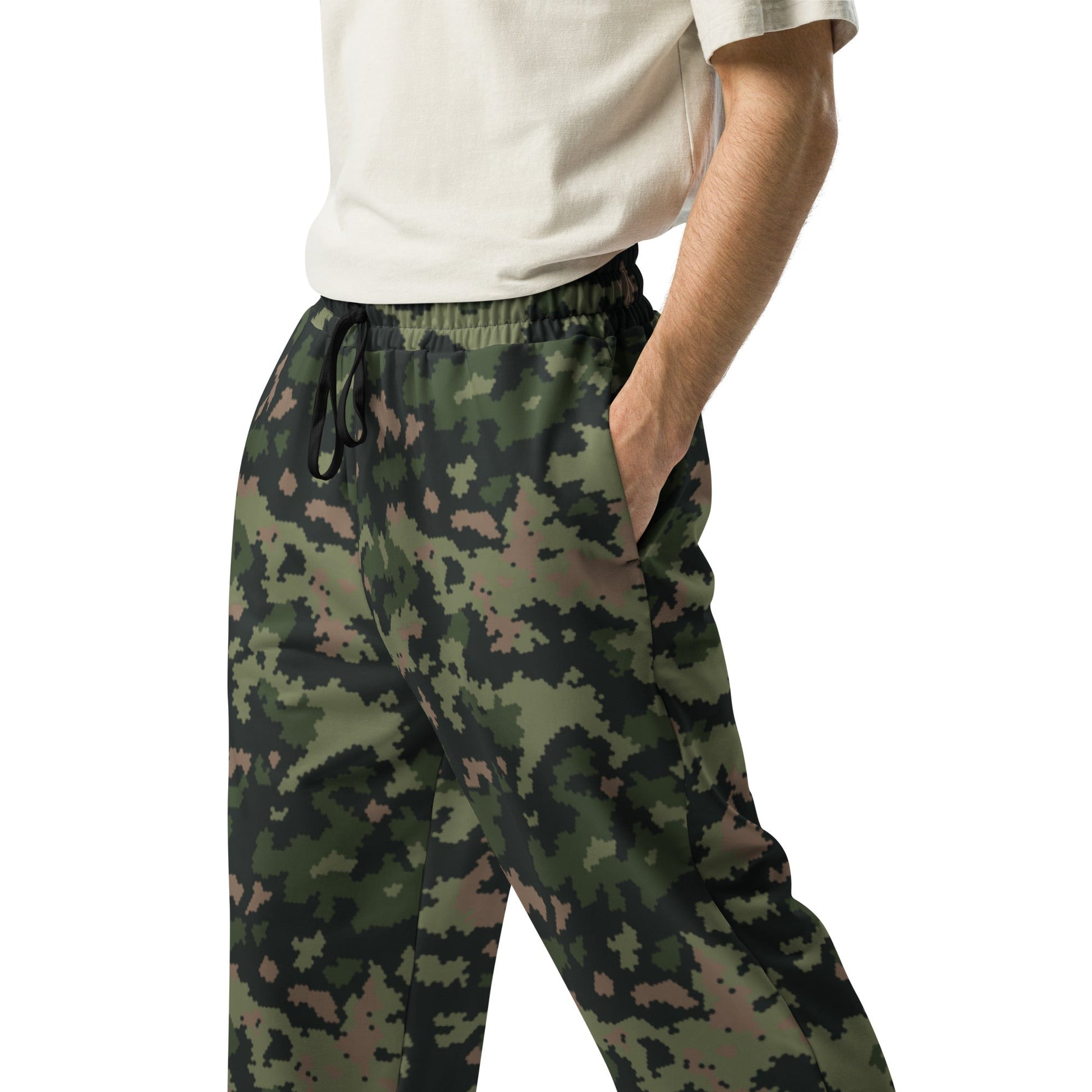 HexTarn Tropical CAMO Wide-leg joggers - Joggers