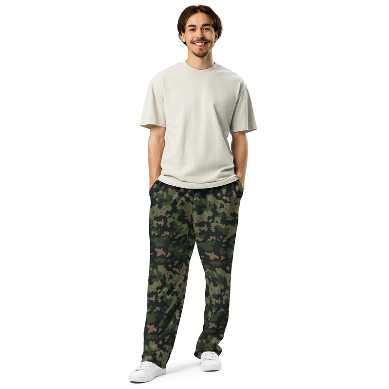 HexTarn Tropical CAMO Unisex Wide-Leg Joggers